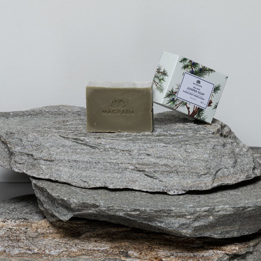 Tvål med Havsslam & Enbär - NordiskaSkatter Default Title Magrada Organic Cosmetics
