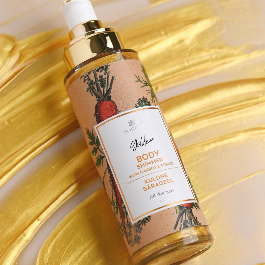 Golden Shimmer Gel With Carrot Extract - 100 ml