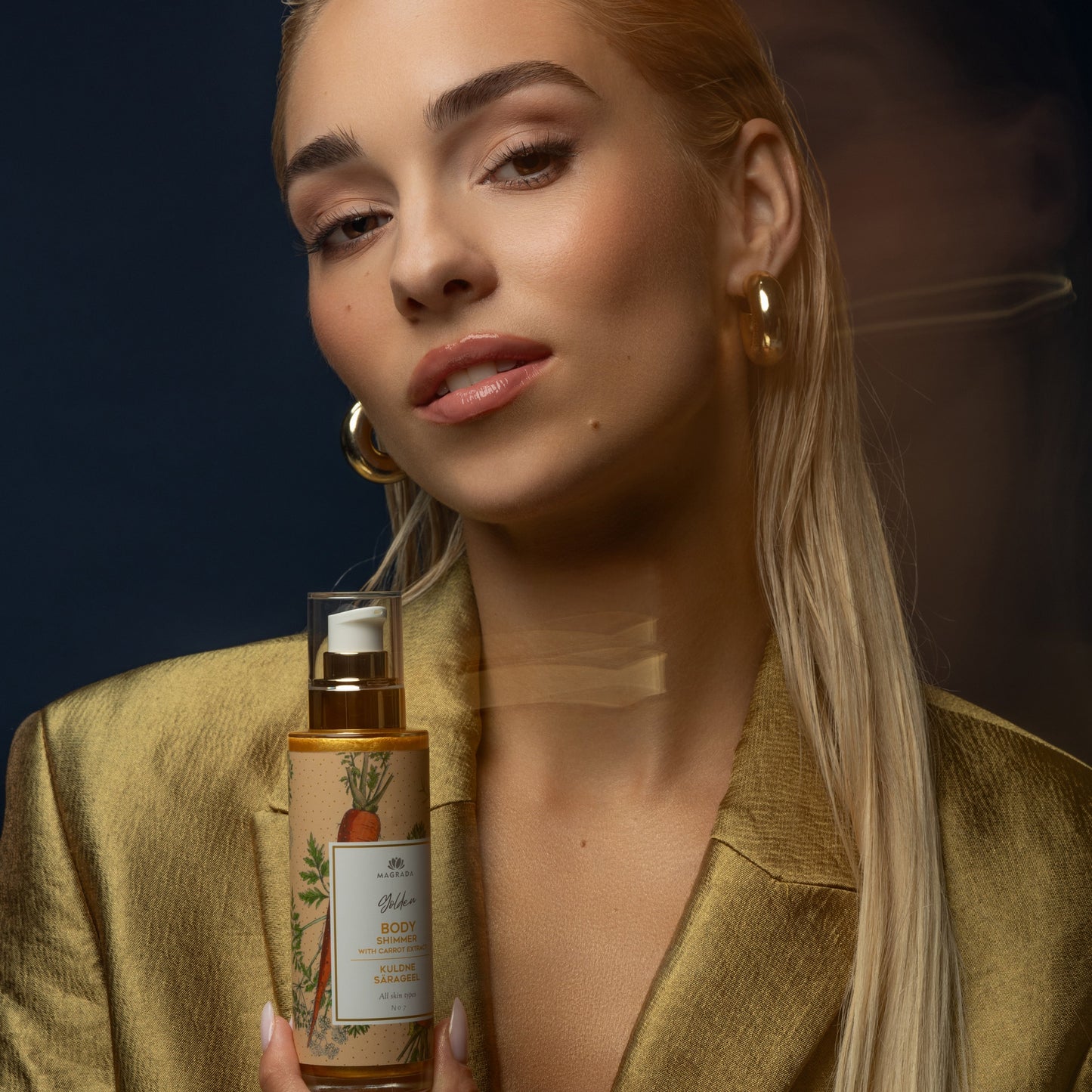 Gyllene Hudgel med Morot & Aloe – 100ml
