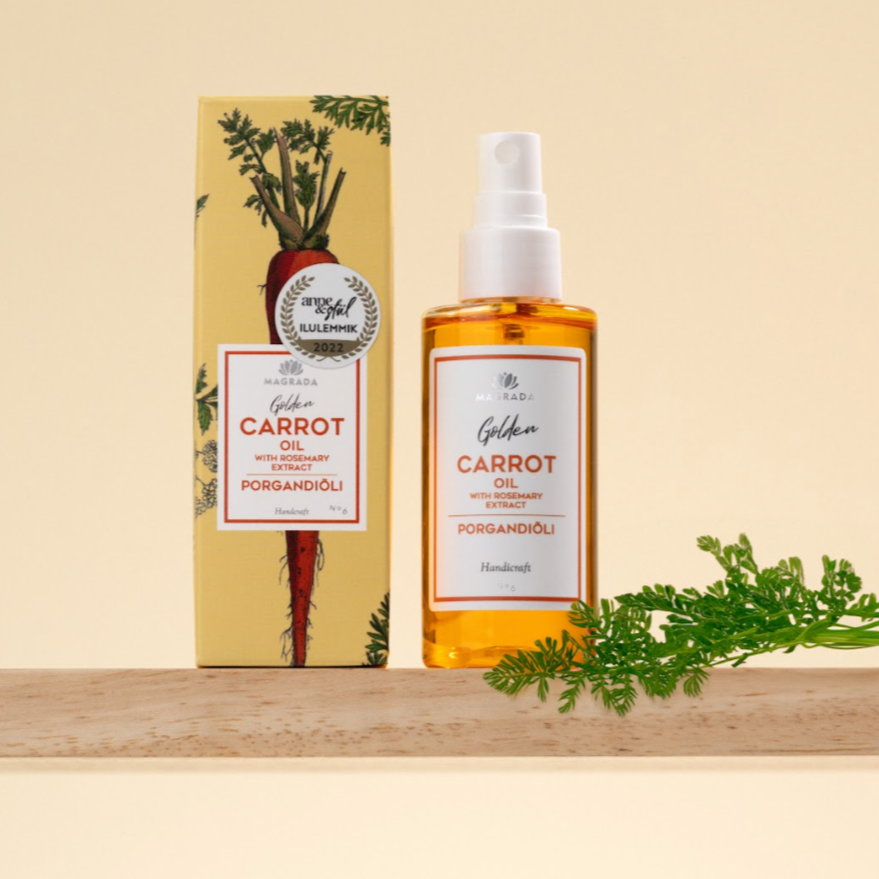 Morotsolja med Rosmarin â För Lyster & Glow, 75ml - NordiskaSkatter Default Title Magrada Organic Cosmetics