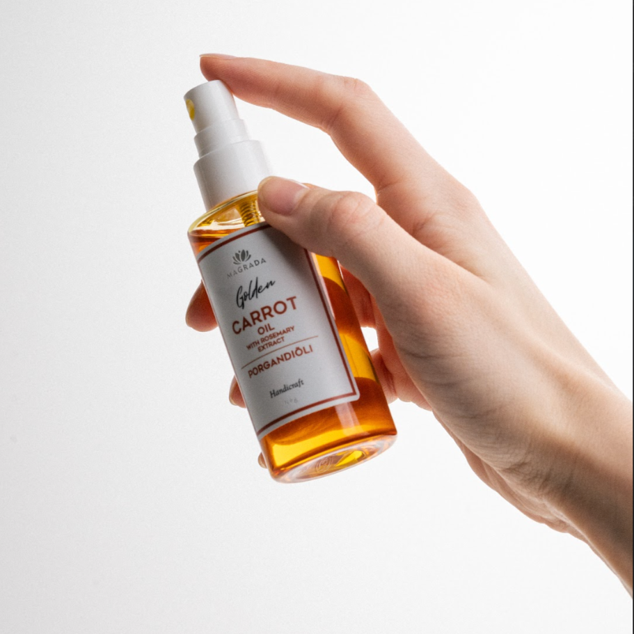Morotsolja med Rosmarin â För Lyster & Glow, 75ml - NordiskaSkatter Default Title Magrada Organic Cosmetics