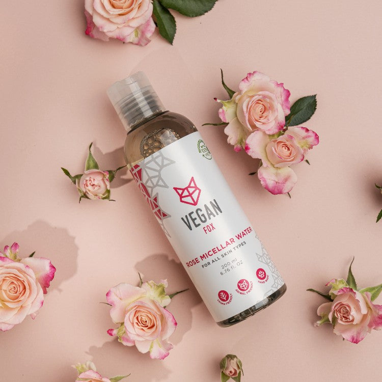 Rosenvatten Micellärvatten, 200 ml - NordiskaSkatter Face wash Default Title Vegan Fox