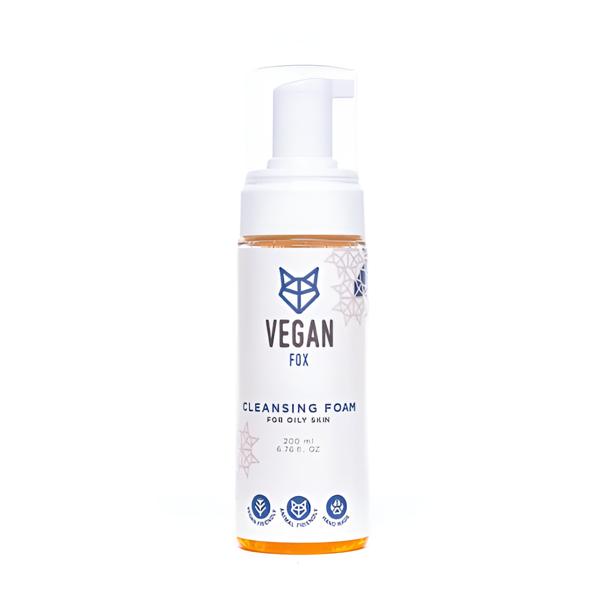 Rengöringsskum för Fet och Kombinerad Hud, 200 ml - NordiskaSkatter Default Title Vegan Fox