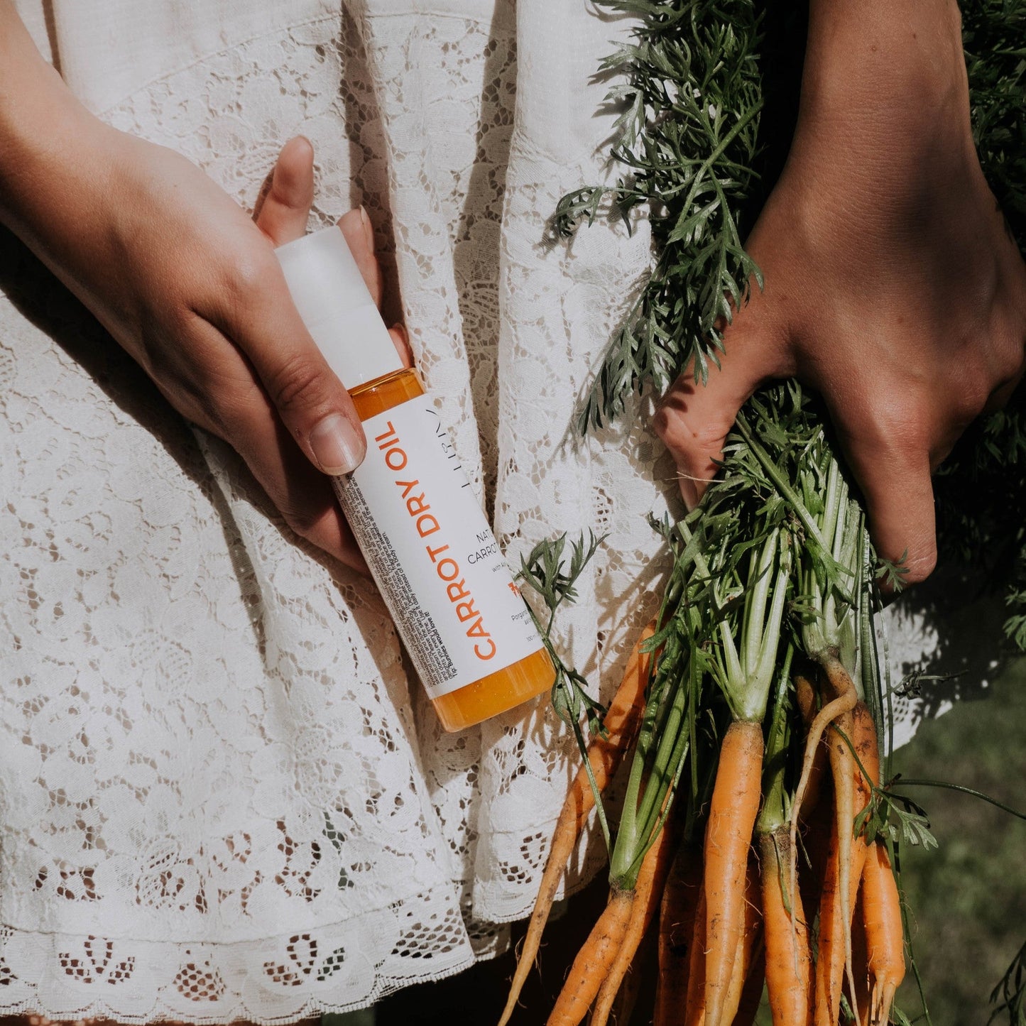 Natural Carrot Dry Oil With Aloe Vera, 100ml
