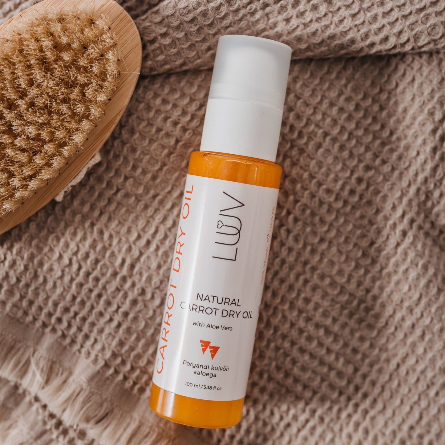 Natural Carrot Dry Oil With Aloe Vera, 100ml
