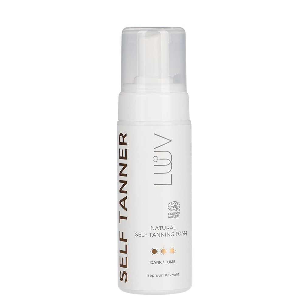 Natural Self Tanning Foam Dark COSMOS, 150ml