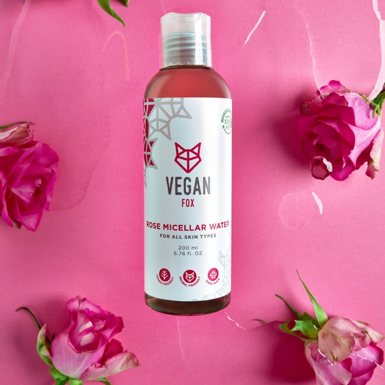 Rosenvatten Micellärvatten, 200 ml - NordiskaSkatter Face wash Default Title Vegan Fox
