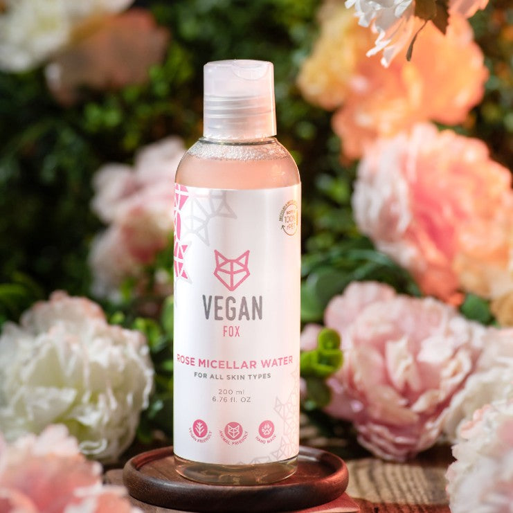 Rosenvatten Micellärvatten, 200 ml - NordiskaSkatter Face wash Default Title Vegan Fox