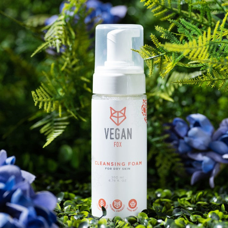Rengöringsskum för torr hud, 200 ml - NordiskaSkatter Default Title Vegan Fox