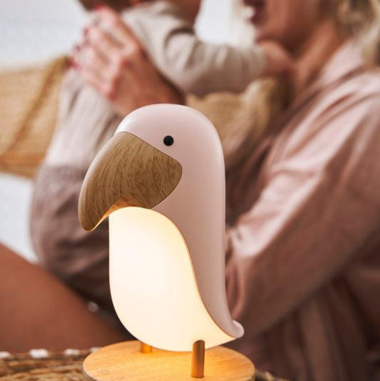 Lamp with Speaker - Pink Bird
