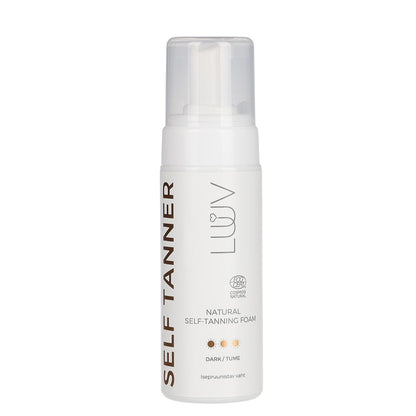 Natural Self Tanning Foam Dark COSMOS, 150ml