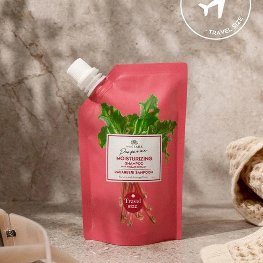 TRAVEL SIZE Rhubarb Shampoo With Aloe Extract - 100 ml